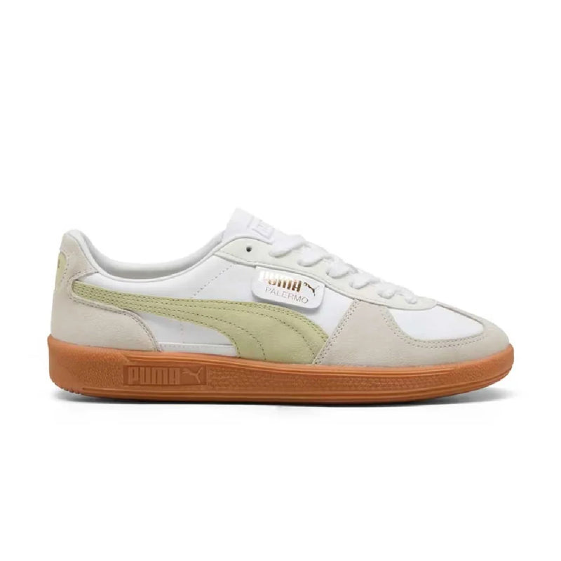 PUMA Palermo Leather 'Puma White Pistachio Green'