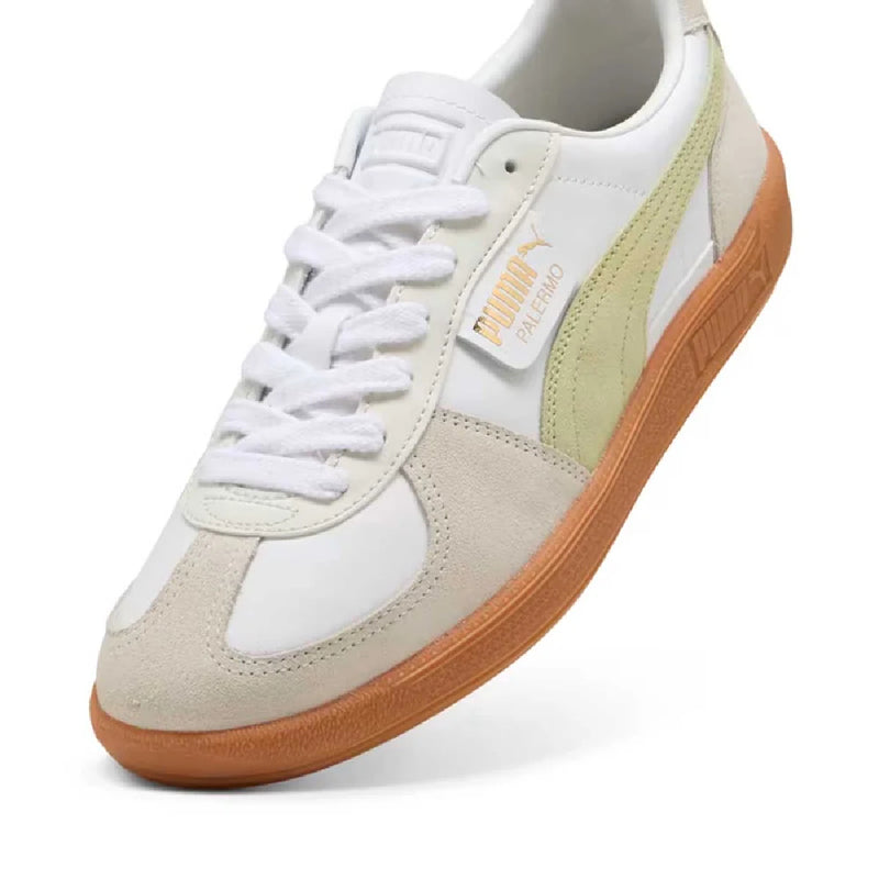 PUMA Palermo Leather 'Puma White Pistachio Green'